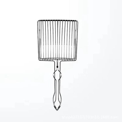 Stainless Steel Cat Litter Scoop with Durable Handle