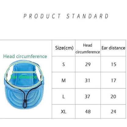 Adjustable Pet Sun Hat with Ear Holes