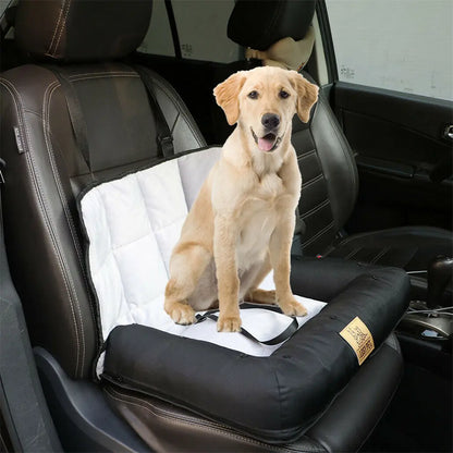 Waterproof Dog Car Seat Bed with Removable Pad