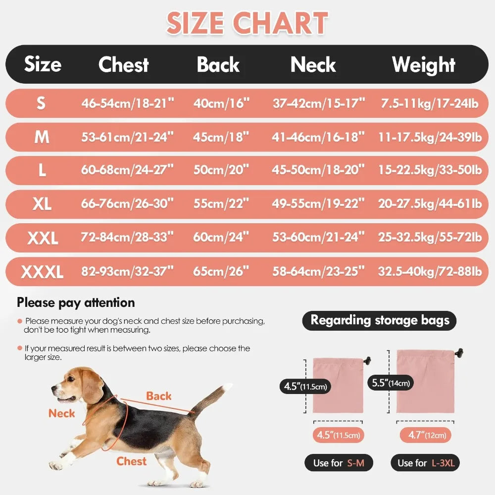 Waterproof Dog Rain Jacket with Breathable Design