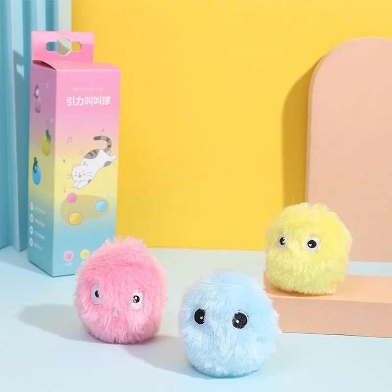 Plush Interactive Cat Toy Ball