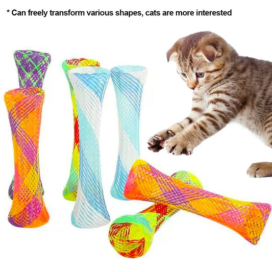 Cat Spring Toy Set for Interactive Play
