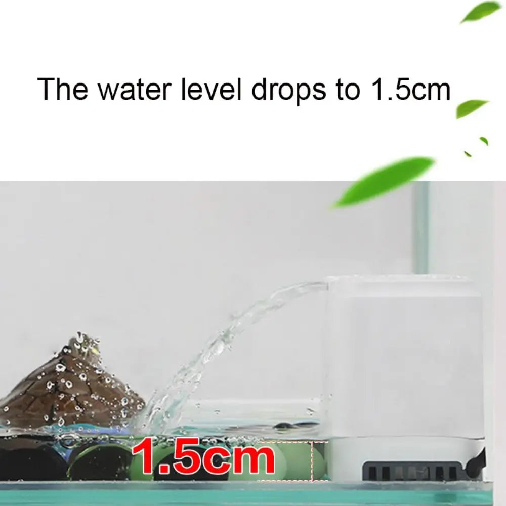 Mini Turtle Tank Filter Pump for Low Water Levels