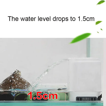 Mini Turtle Tank Filter Pump for Low Water Levels