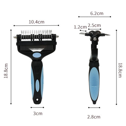 3-in-1 Pet Deshedding Brush for Dogs and Cats