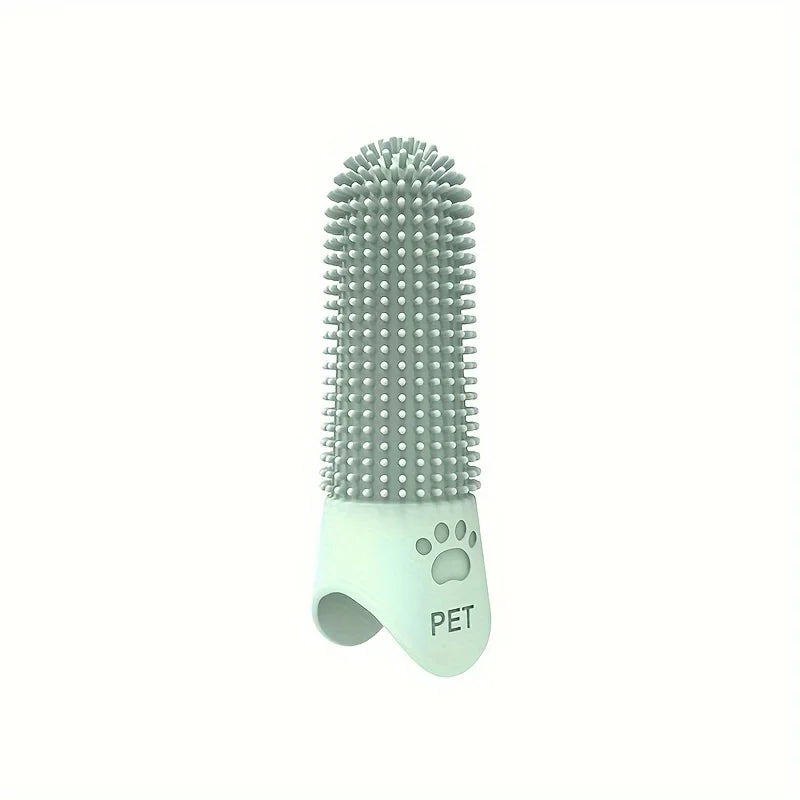 360° Silicone Finger Toothbrush for Dogs and Cats