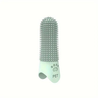 360° Silicone Finger Toothbrush for Dogs and Cats