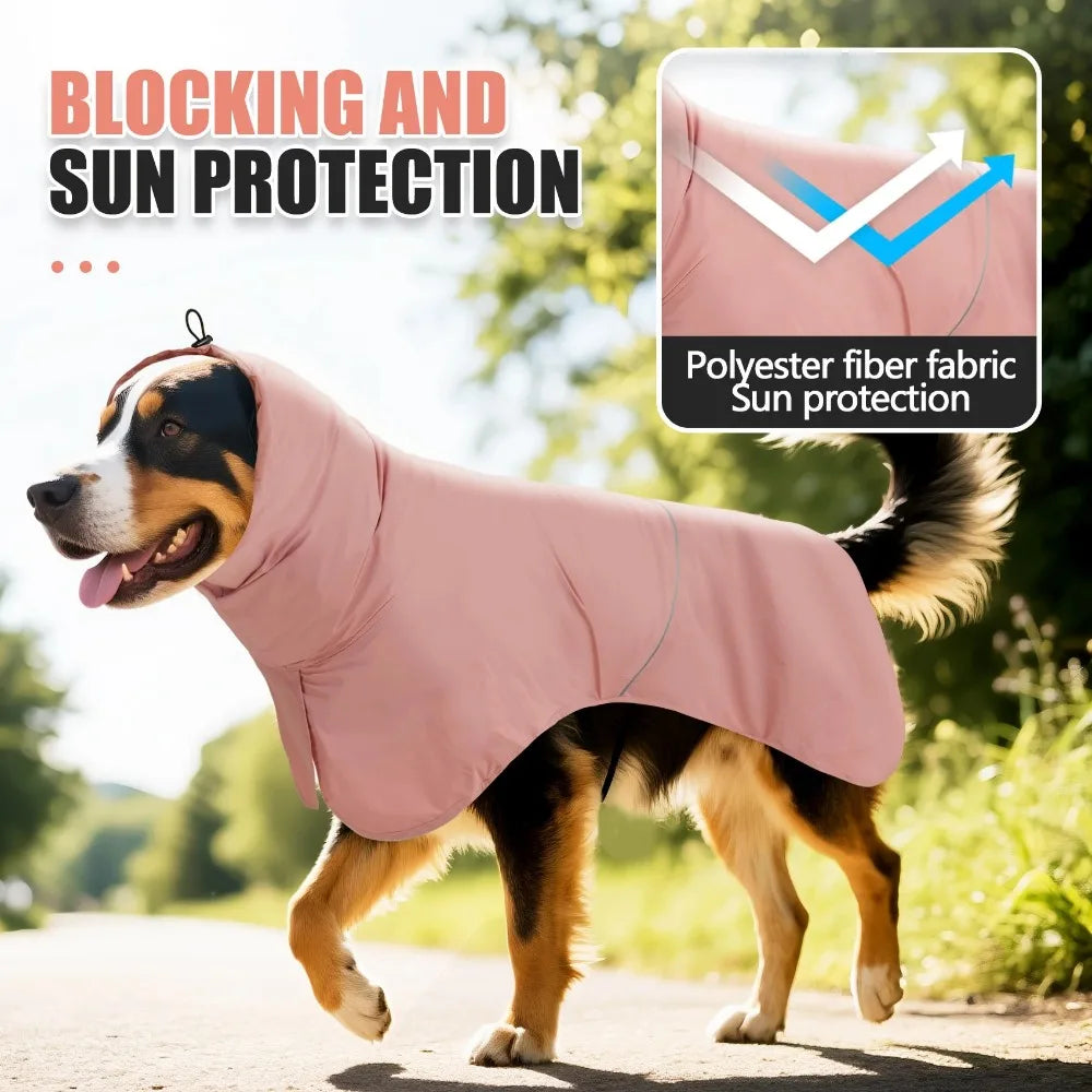 Waterproof Dog Rain Jacket with Breathable Design