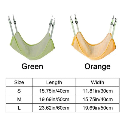Breathable Hanging Cat Hammock with Adjustable Straps