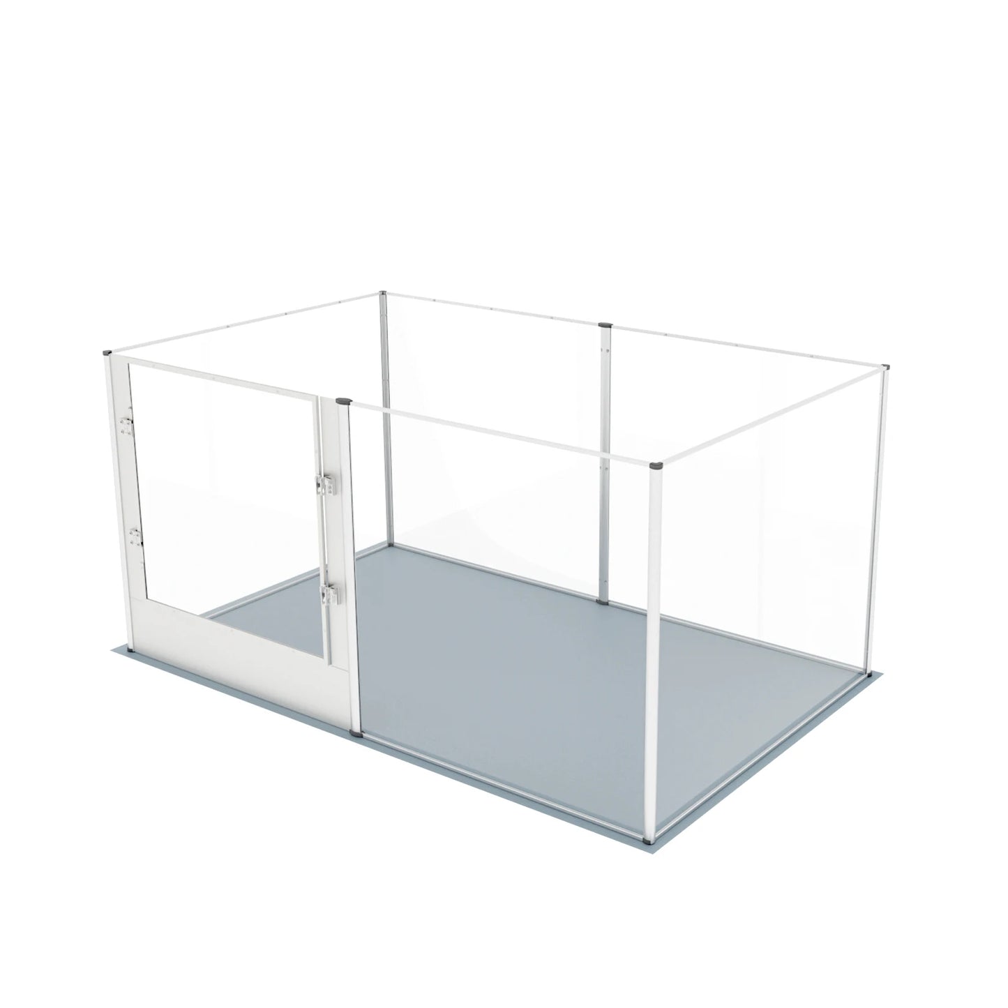 Heavy-Duty Acrylic Dog Playpen with Waterproof Mat
