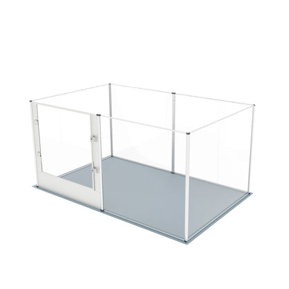 Heavy-Duty Acrylic Dog Playpen with Waterproof Mat