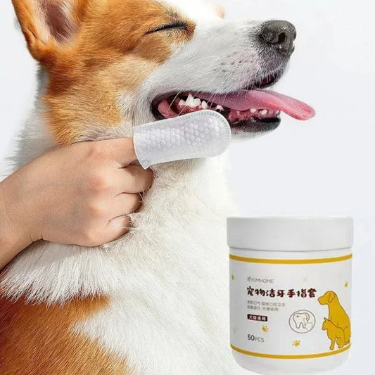 Pet Finger Wipes for Teeth, Ears and Eyes