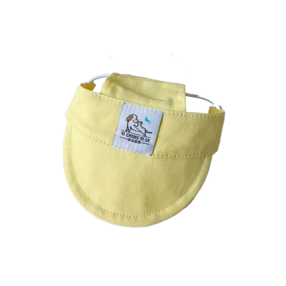 Duck Tongue Pet Sun Hat with Ear Holes