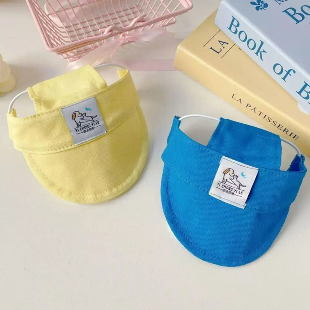 Duck Tongue Pet Sun Hat with Ear Holes