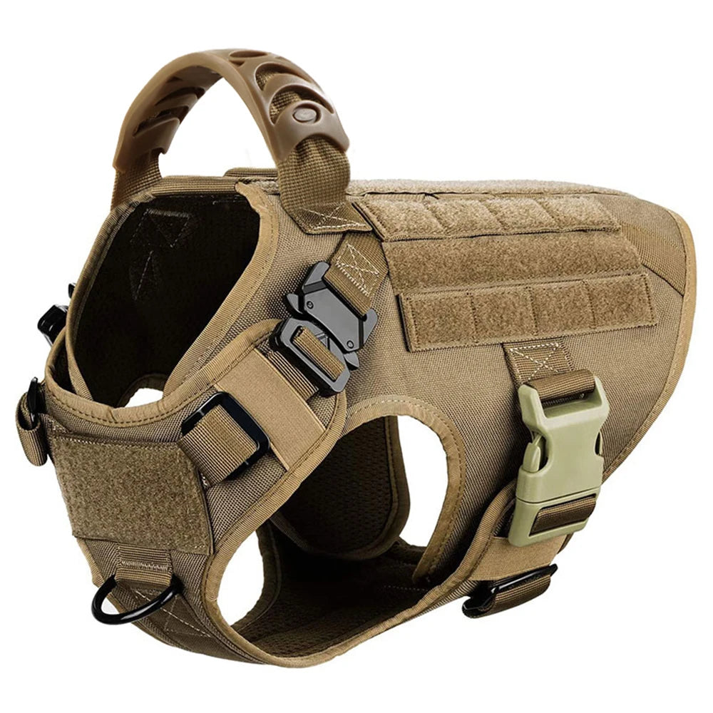 PETRAVEL Tactical Dog Harness and Leash Set