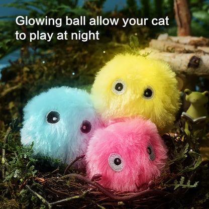 Plush Interactive Cat Toy Ball