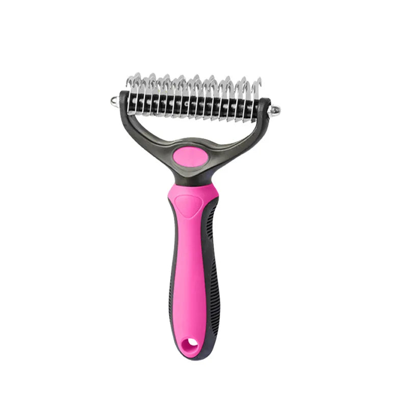 Double-Sided Pet Grooming Comb for Dogs and Cats