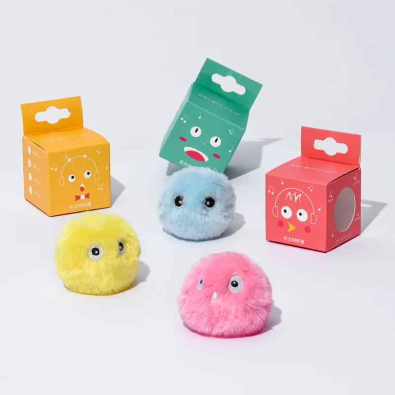Plush Interactive Cat Toy Ball