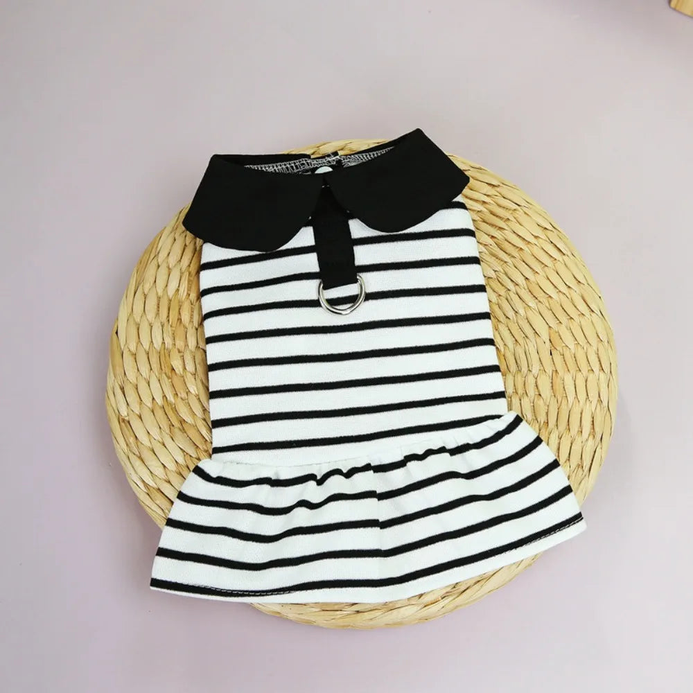Striped Pet Vest and Dress for Small Dogs
