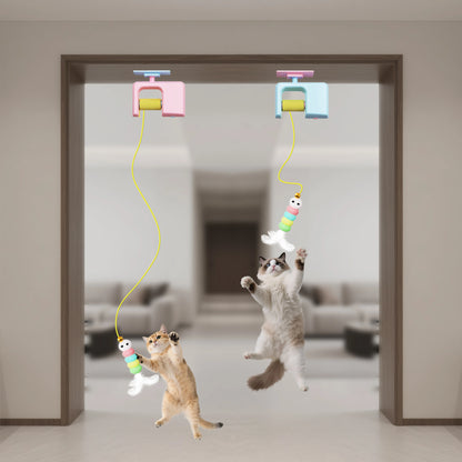Smart Hanging Door Cat Toy