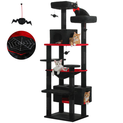PAWZ Road Multi-Level Cat Tree Tower with Condo & Hammock