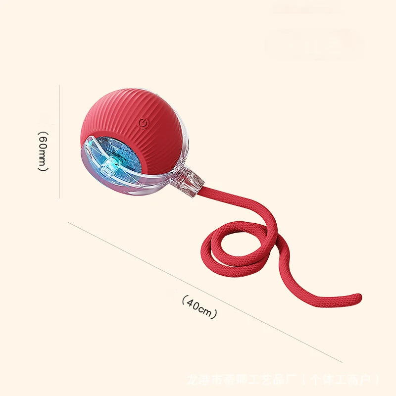 Automatic Rolling Cat Toy Ball with Smart Sensor