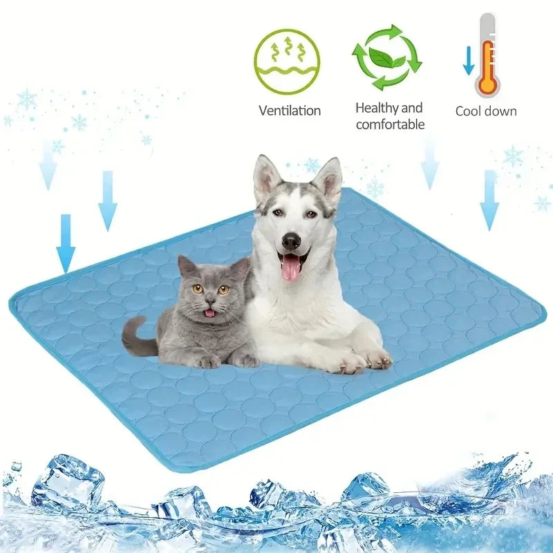 Self-Cooling Pet Mat - Washable Summer Cooling Pad