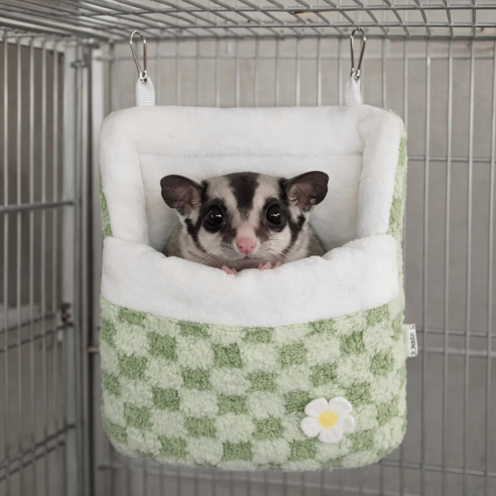 Plush Hanging Hammock for Hamsters and Small Pets