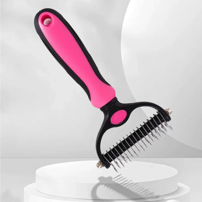 Double-Sided Pet Grooming Comb for Dogs and Cats