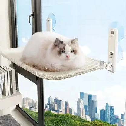 Window-Mounted Cat Hammock with Suction Cups
