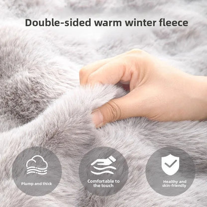 Orthopedic Plush Dog Bed for Large Dogs – Extra Soft Washable Pet Mat