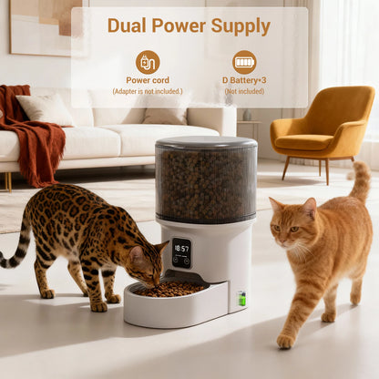 Automatic Pet Feeder with 6-Meal Portion Control