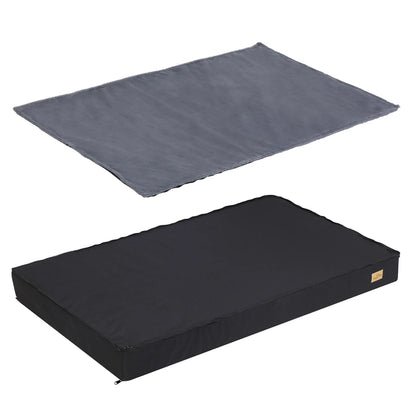 Orthopedic Memory Foam Crate Dog Bed with Waterproof Cover