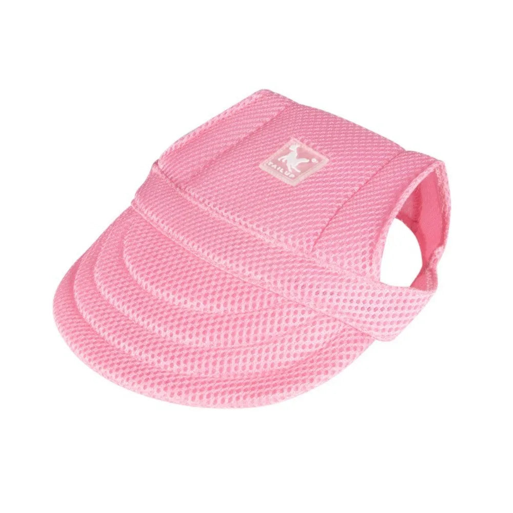 Adjustable Pet Sun Hat with Ear Holes