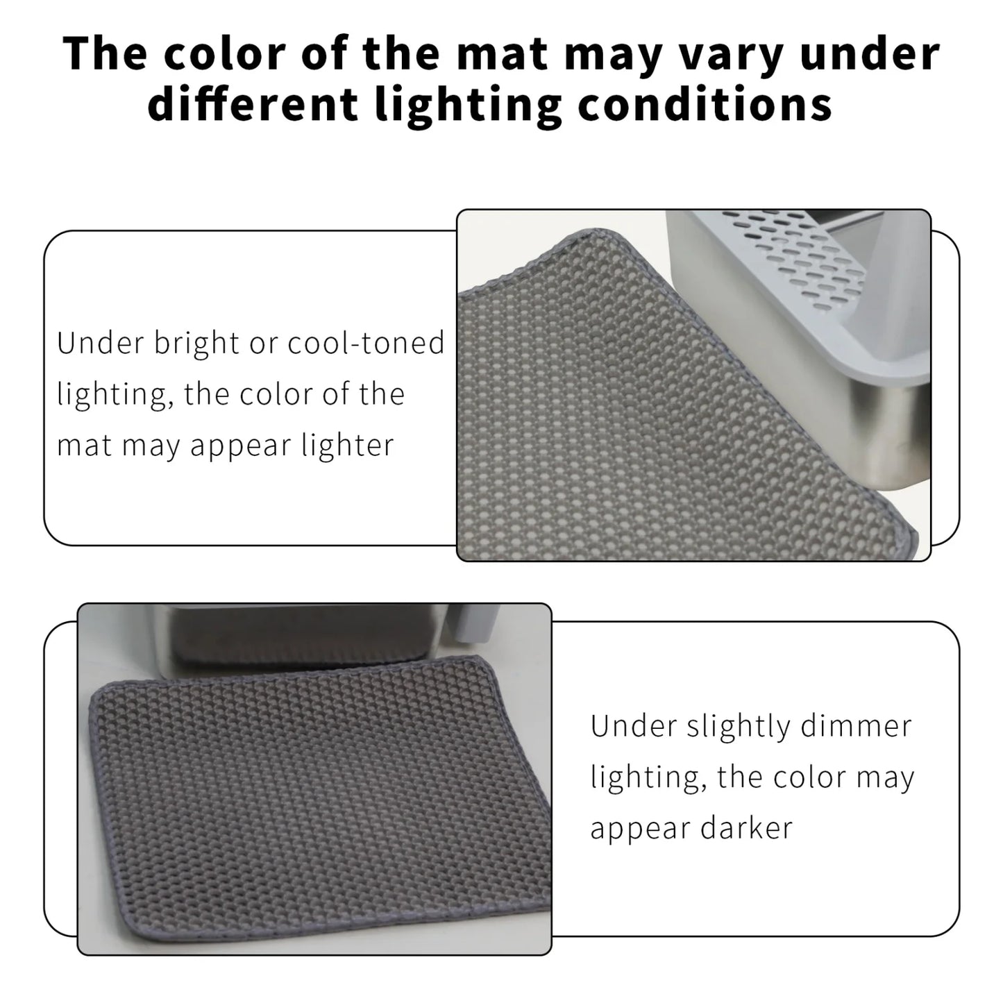Stainless Steel Cat Litter Box with High Sides