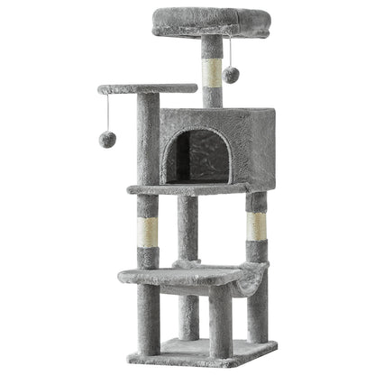 JHK 44-Inch Multi-Level Cat Tree with Condo & Hammock