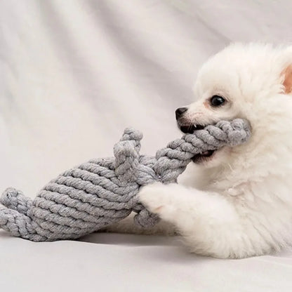 Cotton Rope Dog Toy for Chewing and Play