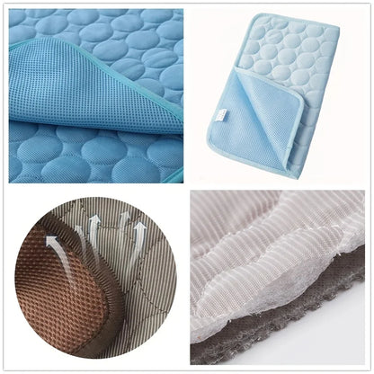Self-Cooling Pet Mat - Washable Summer Cooling Pad