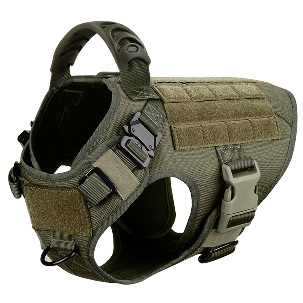 PETRAVEL Tactical Dog Harness and Leash Set