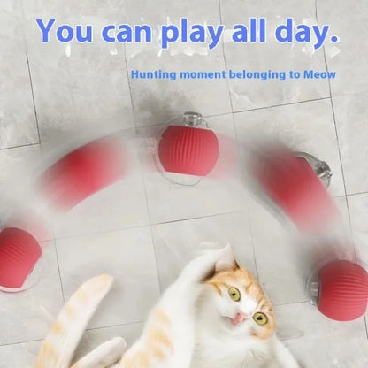 Automatic Rolling Cat Toy Ball with Smart Sensor