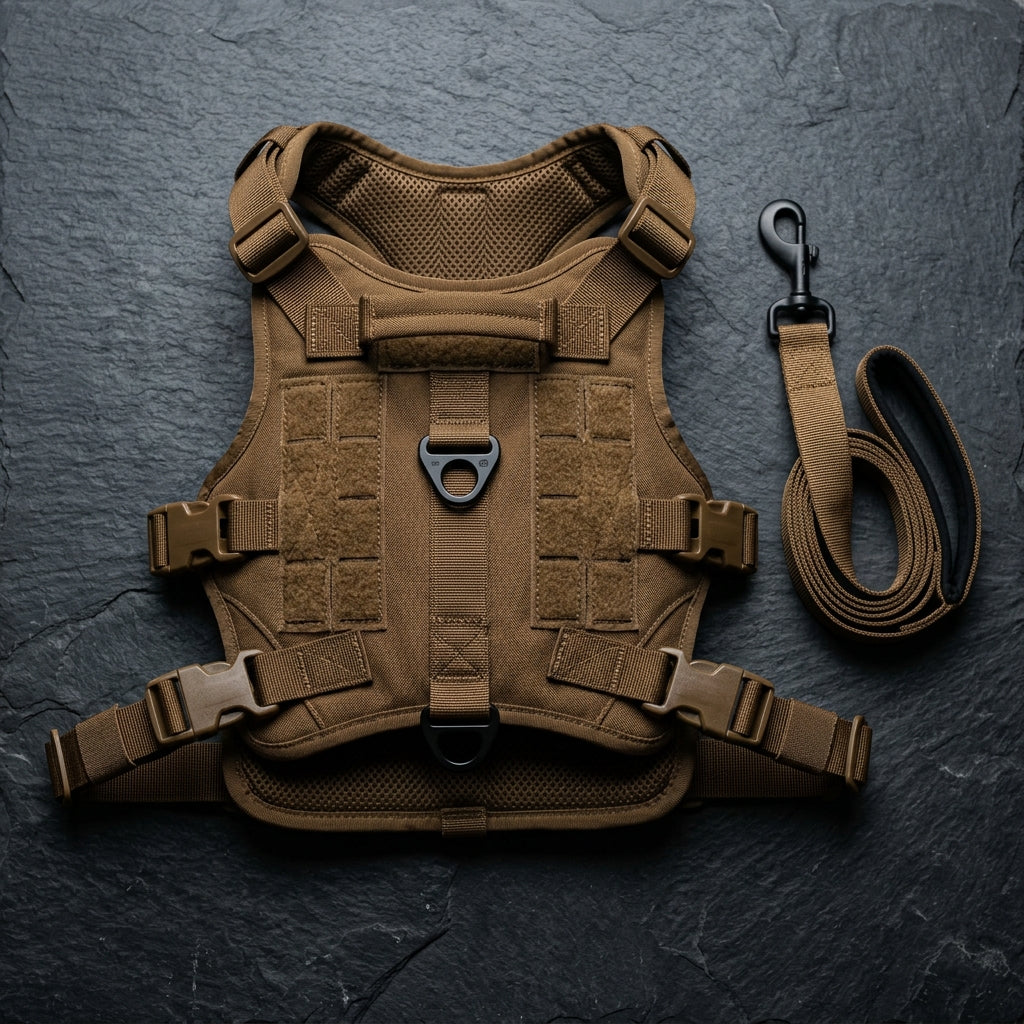 PETRAVEL Tactical Dog Harness and Leash Set main thumbnail