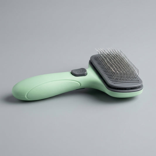 Self-Cleaning Pet Grooming Brush with One-Click Release main thumbnail